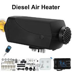 5KW Diesel Air Heater 12V LCD Thermostat Quiet For Trucks Boat Car Trailer TOP