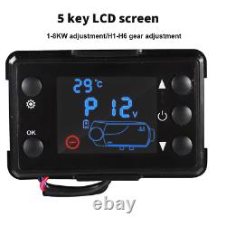 8KW 12V Air Diesel Heater with LCD Switch Car Boat Truck Quiet Parking Heater TOP