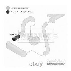 BORG & BECK Turbo Charger Air Hose BTH1712 FOR 3 Series Genuine Top Quality 2yrs