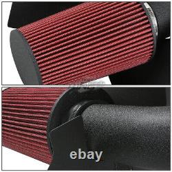 Black Cold Air Intake Pipe&heat Shield For 01-04 Silverado/sierra 6.6 Diesel V8