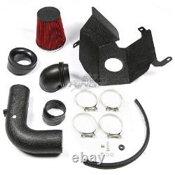 Black Cold Air Intake Pipe&heat Shield For 03-07 Dodge Ram 2500/3500 5.9l Diesel