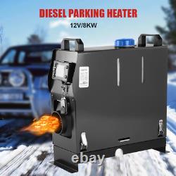 Diesel Air Heater 8KW All In One LCD Thermostat Boat Motorhome Truck Trailer TOP