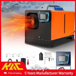 Diesel Air Heater Orange All-in-one 12V 5KW Remote Control 5 L For Car Trucks