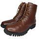 Diesel D-depp Winter Boots Mens Brown Leather Lace Up Combat Us 12 Portugal 45