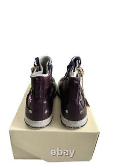 Diesel EXPO ZIP High Top Fashion leather Sneakers US7UK7 EU37