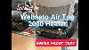 Ford Transit Van Build Installing The Webasto Air Top 2000 Heater Learn From Our Mistakes