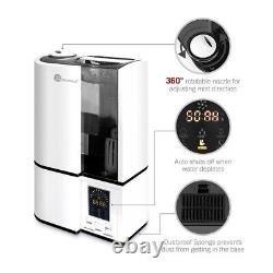 Humidifiers for Bedroom Large Room Home, 6L Cool Mist Top Fill Essential
