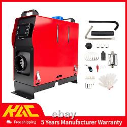 New Brand KAC All-in-one Diesel Air Heater 12V 5KW All-in-one 5L Tank Red