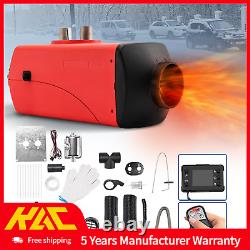 New Parking Heater 5kw 12V Diesel Parking Heater with Remote Control Red
