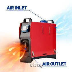 New Red Diesel Air Parking Heater Remote Control 24V 5KW for Bus Truck Car