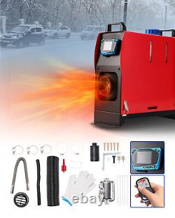 New Red Gasoline Air Parking Heater Remote Control 24V 5KW for Bus Truck Car
