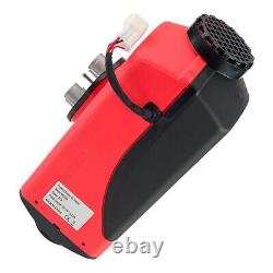 New Split Parking Heater 5KW 12V Diesel Air Heater for Cars RV SUV Black and Red