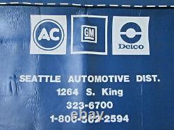 Original Vintage GM AC Delco SEATTLE Chevrolet mechanic fender mat cover Camaro