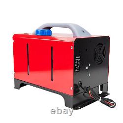 Red Diesel Air Heater Black 12V All-in-one 5KW 5 L Tank For Car Trucks RV