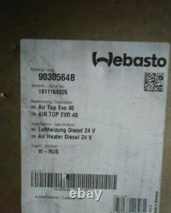 Selling Webasto Air Top Evo 40 24 v. With a governing body. (4 kW diesel)