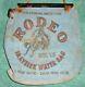 Vtg Original Blue Rodeo Radiator Water Bag Souvenir Hot Rat Rod 50s 60s 70s Rare