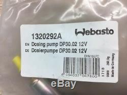 Webasto 1320292A Dosierpumpe DP30.02 12V Thermo Top E C P Z Air Top Dosing Pump