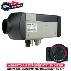 Webasto Air Top 2000 STC 12v 2kW Diesel Night Air Heater With Full Mounting Kit
