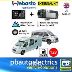 Webasto Air Top 2000 STC 2020 EXT Multi Control 12v Motorhome Heater 2 Outlet