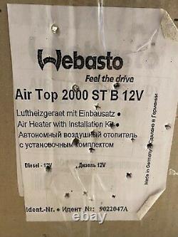 Webasto Air Top 2000 ST Diesel 2kw12V Air Heater with mounting kit